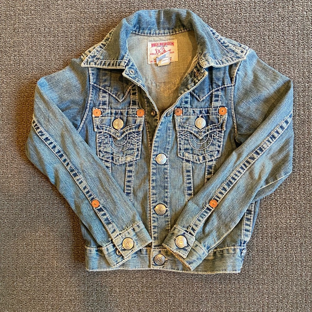 COPY - TRUE RELIGION Denim Jacket — Girls Size L